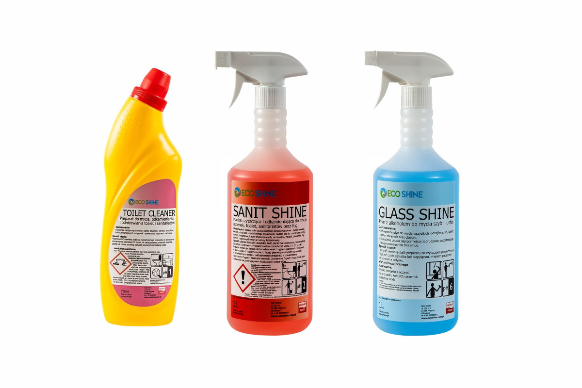 

Zestaw do sprzątania łazienki Wc toalety Eco Shine