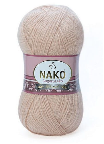 Włóczka Nako Angora Luks 100g kolor: 10042/jasny c