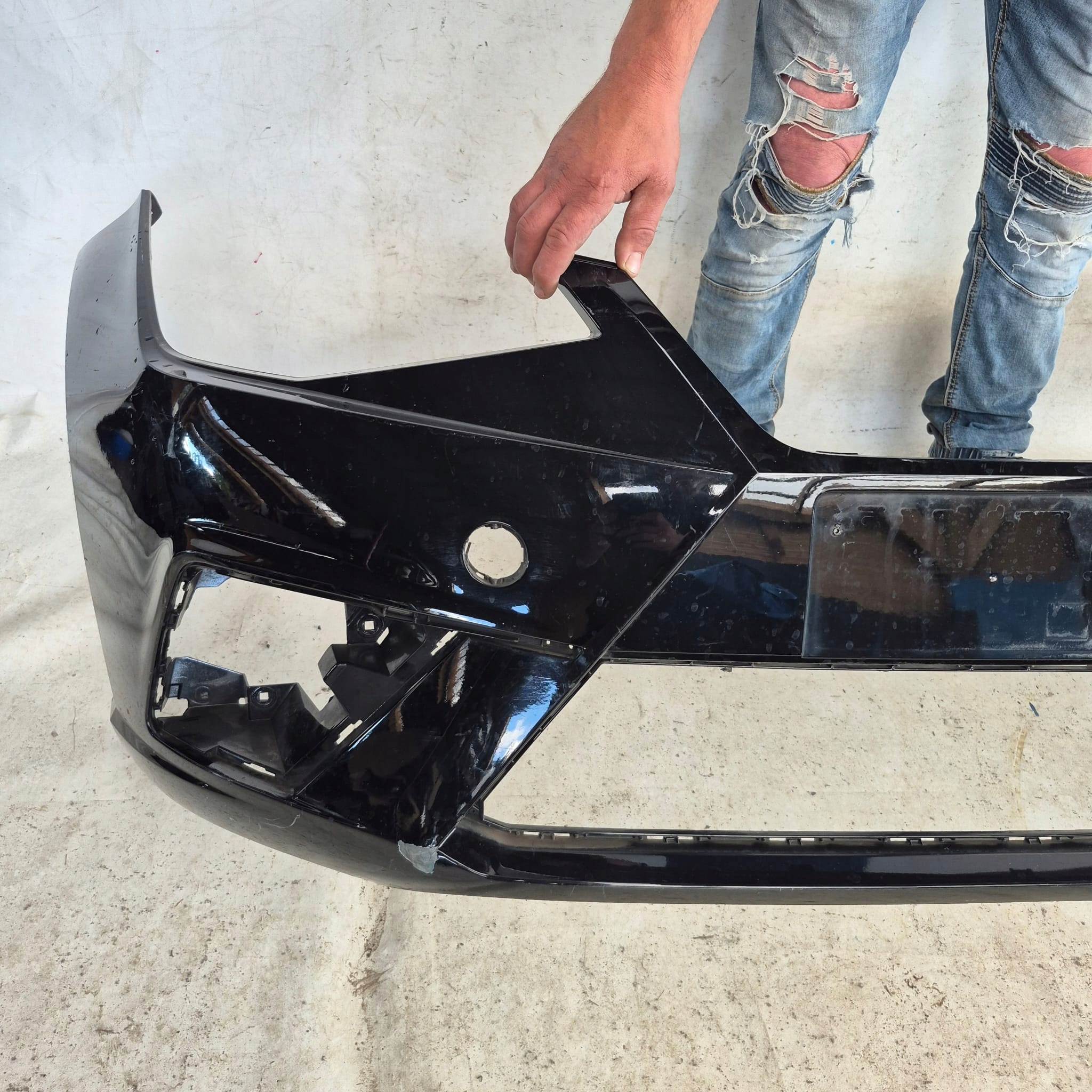 SEAT IBIZA V 6F 6F0 17- bumper front front without DZIUR 6F0807221D