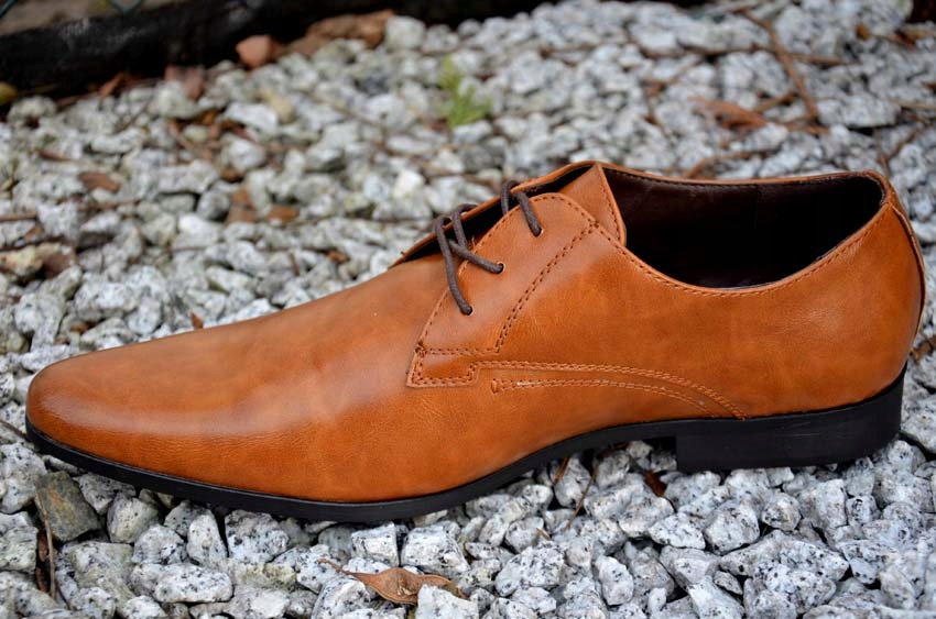 WIZYTOWE BUTY DO GARNITURU CASUAL ORGINAL MĘSKIE NA WESELE IMPREZE MODNE Rozmiar 44