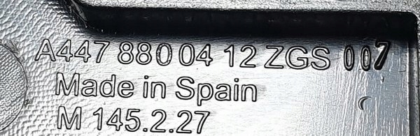 MERCEDES VITO W447 left bumper bracket rear part bracket
