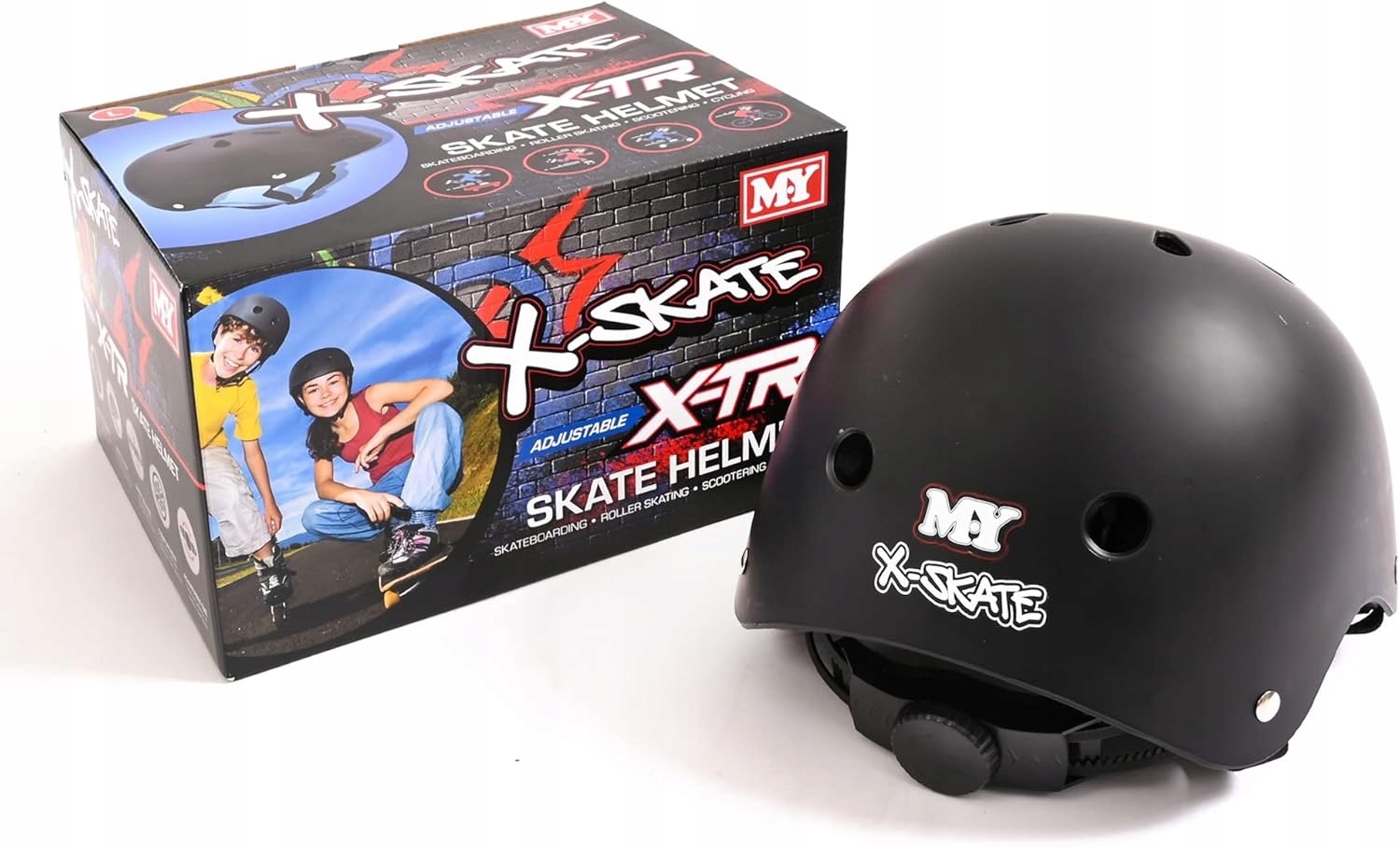 Kask Dziecięcy Roz S Regulowany Ochrona Wentylacja Bezpieczna Jazda 48-50