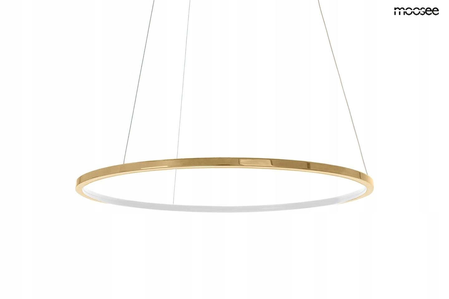 Moosee lampa wisząca Ring Slim 60 złota