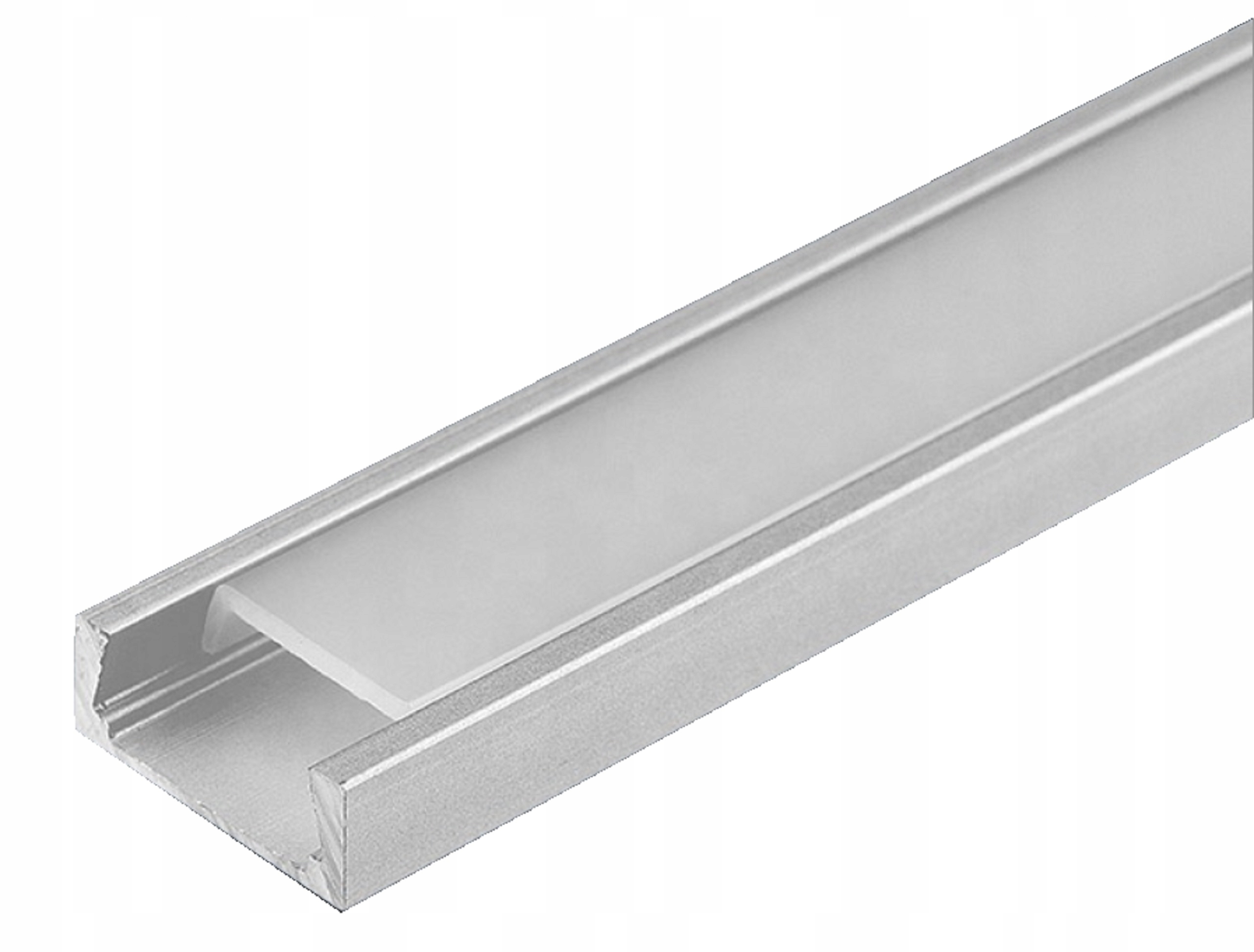 PROFIL - TAŚMA LED aluminiowy anod 2m + klosz klik Typ profil do LED