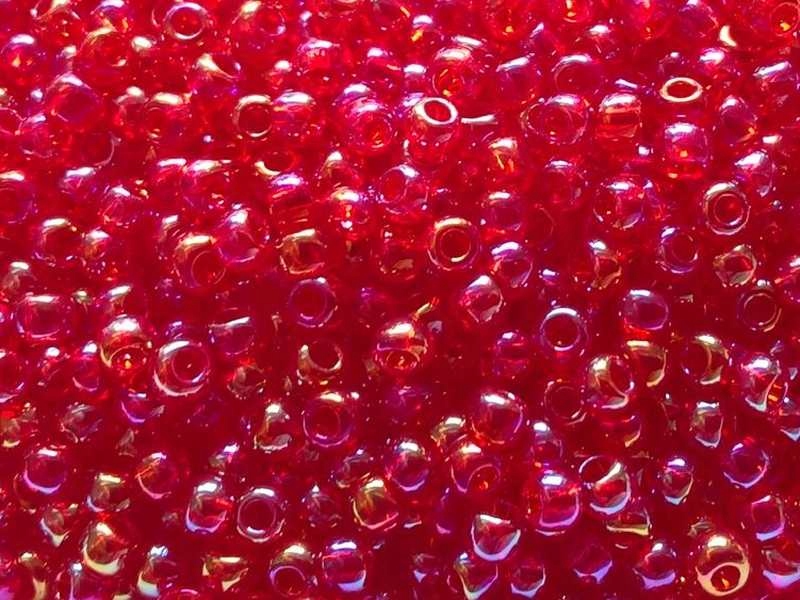 Koraliki Toho Round Transparent-Rainbow Ruby 6/0-165C