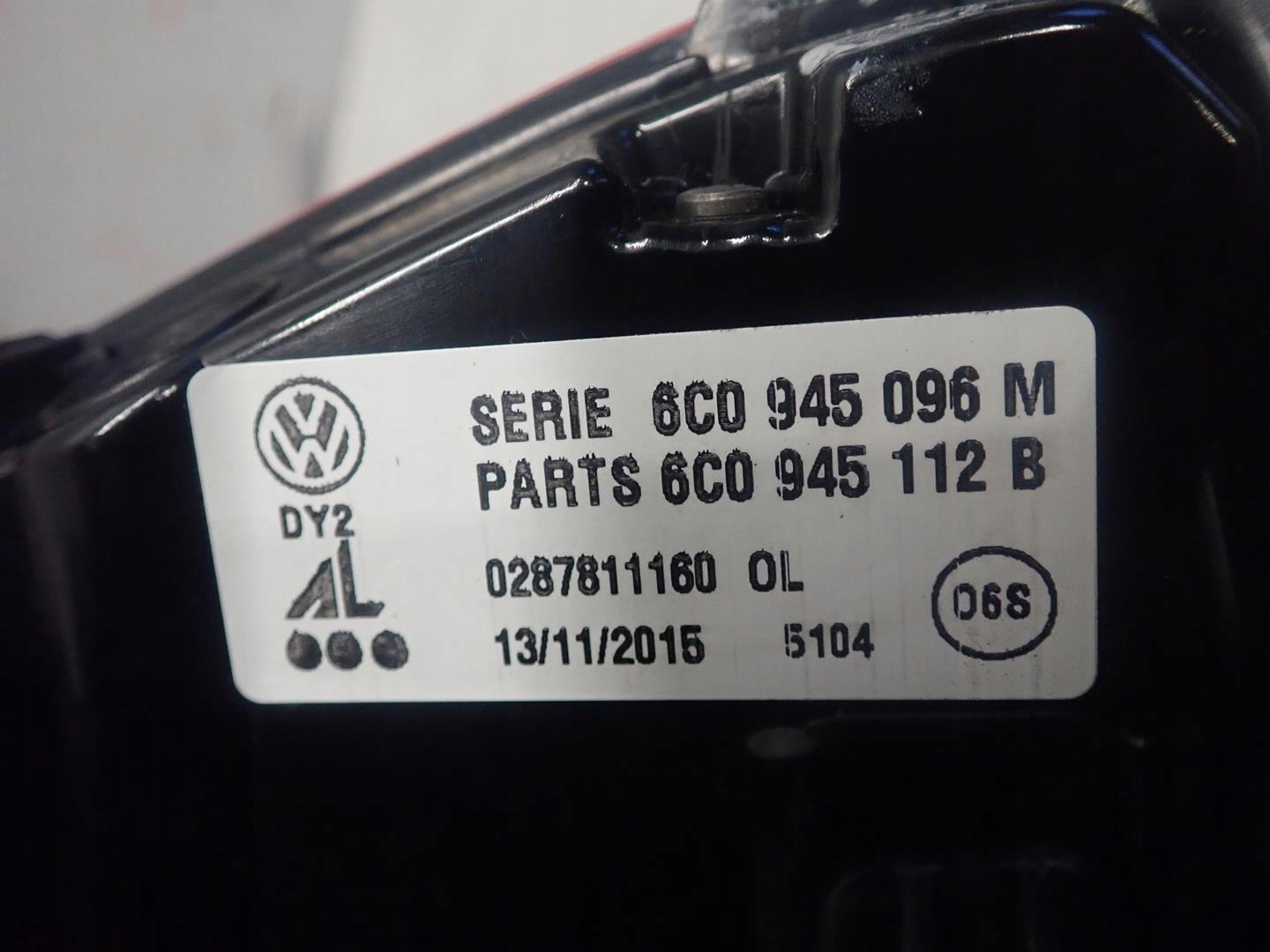 light rear part rear right VW POLO V LIFT 2014- 6C