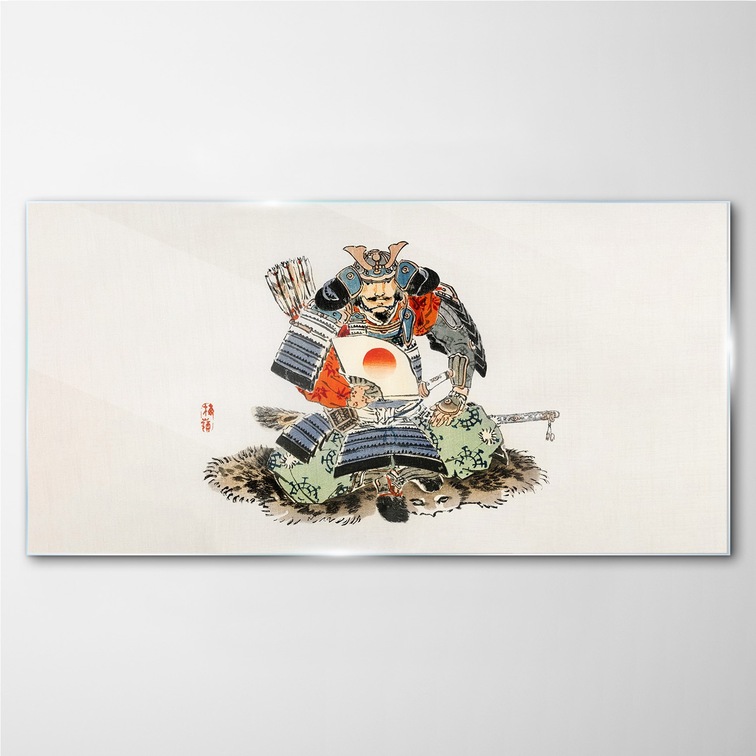 

Foto-obraz szklany na ścianę Język samuraj 100x50