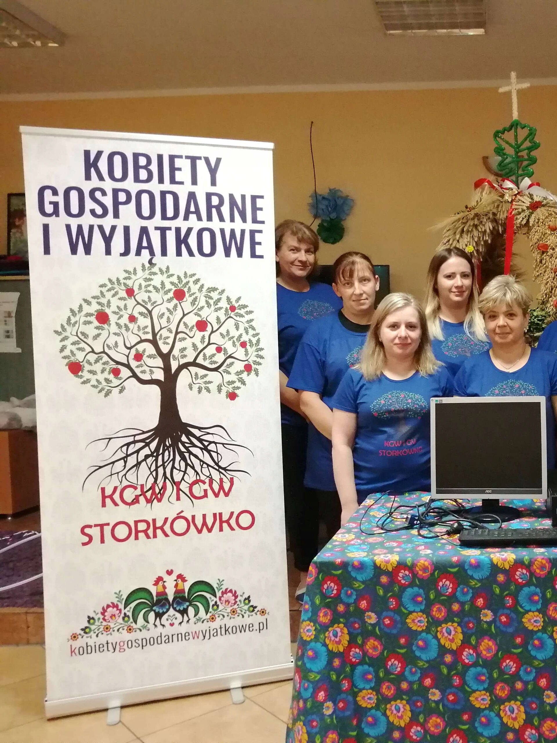 Rollup stojący Koło Gospodyń Wiejskich, KGW Marka bez marki