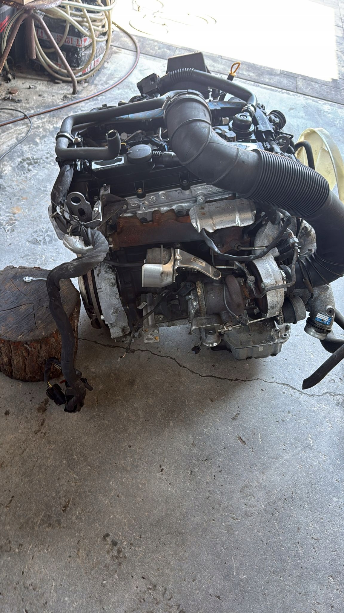 engine complete MERCEDES SPRINTER 906 LIFT 170TYS KM 651955