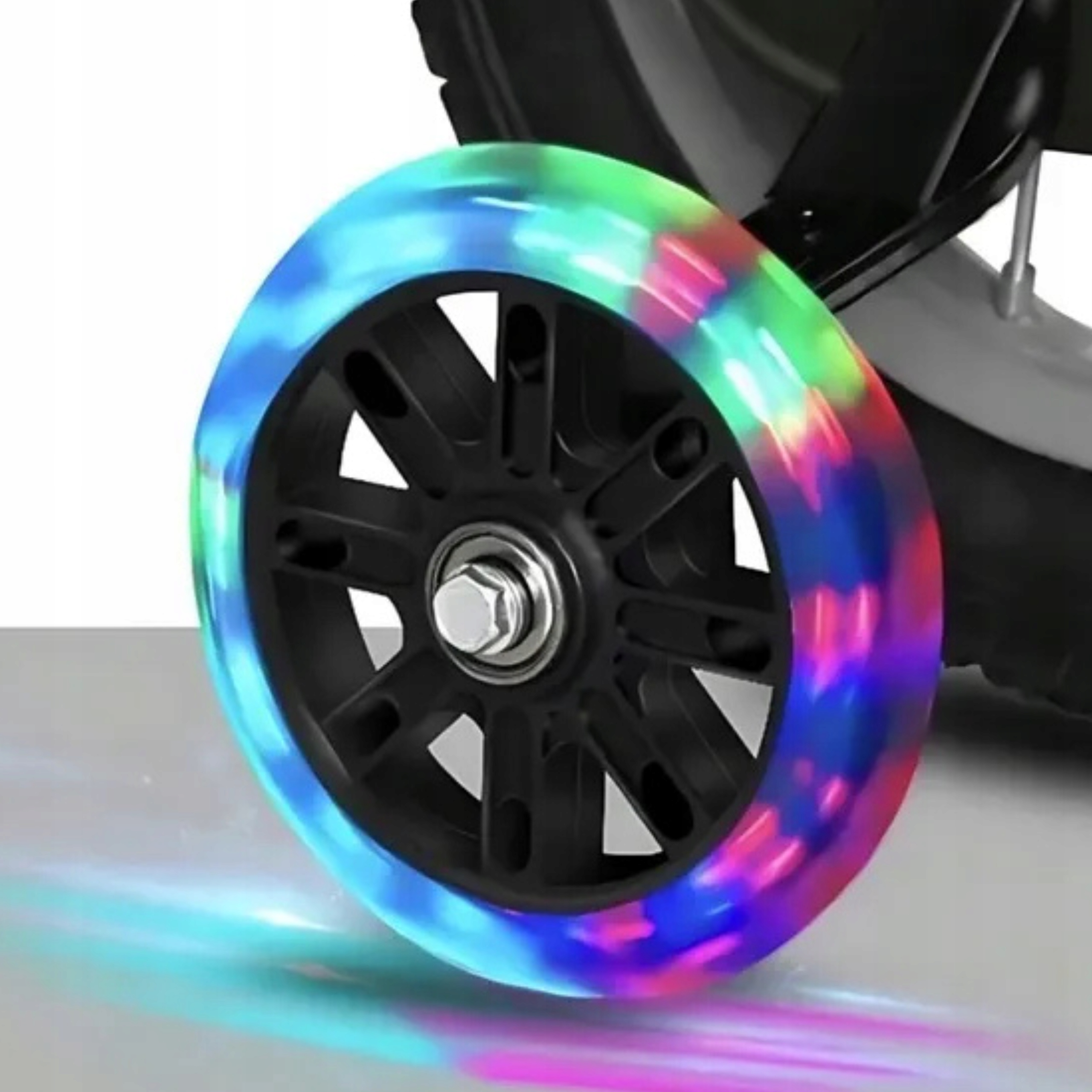 KÓŁKA BOCZNE PODPOROWE DO ROWERU KOLOROWE ŚWIECĄCE UNIWERSALNE LED 12-20" Stan opakowania oryginalne