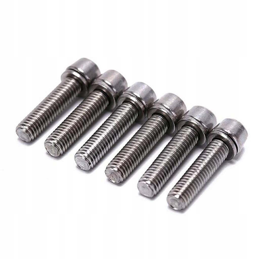 10 Śruby Wału M5 / M6x20mm Szosowy Rower Dedykowany/a do Pozostałe