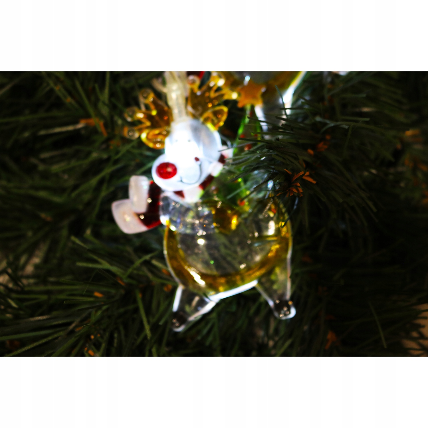 Lampki choinkowe 8 led reniferki akrylowe