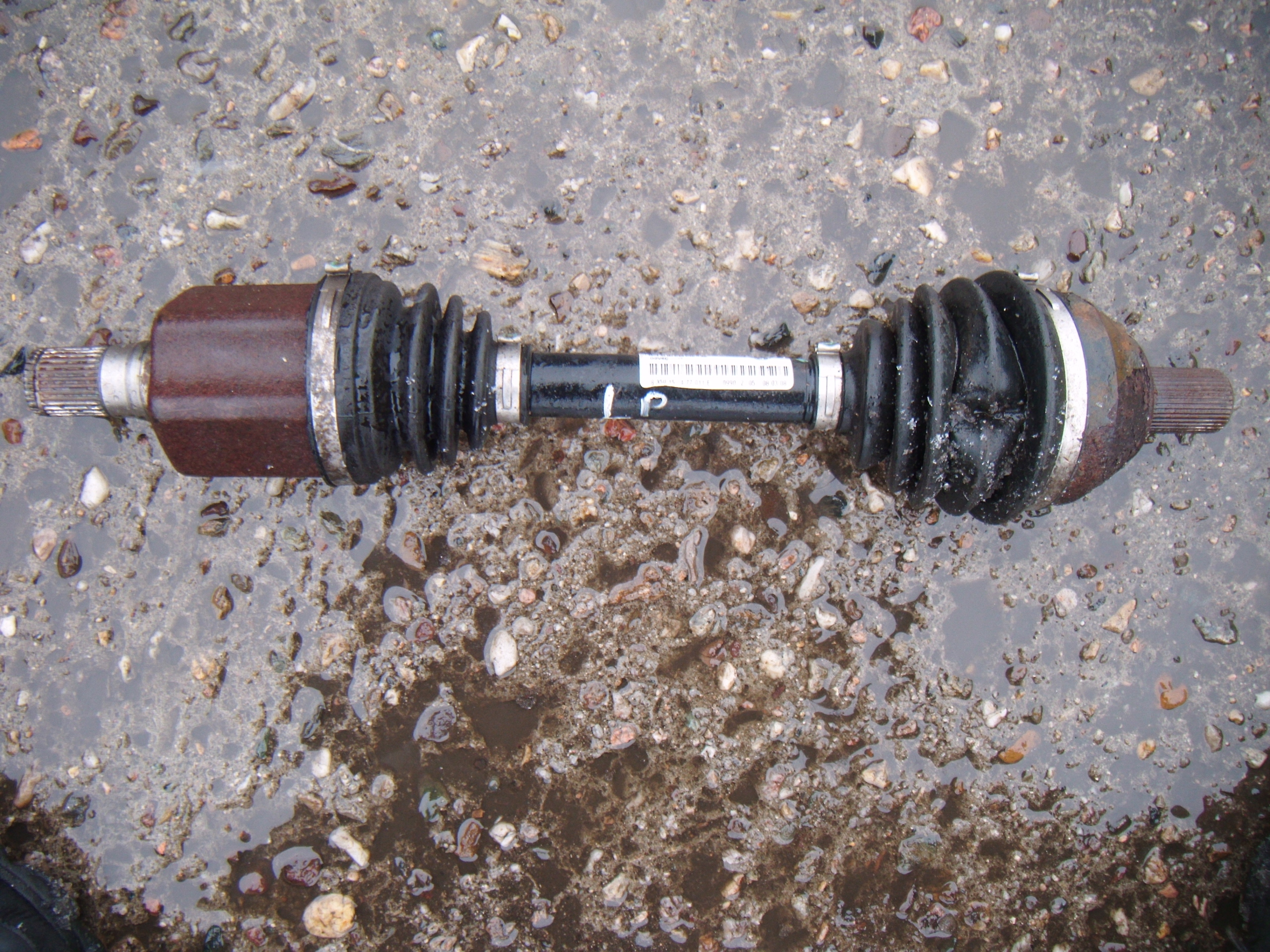 VOLVO S80 2 II V70 III 06- 2.4 D5 PÓŁOŚ LEWA PRZÓD 6G9N-3B437-DD AUTOMAT