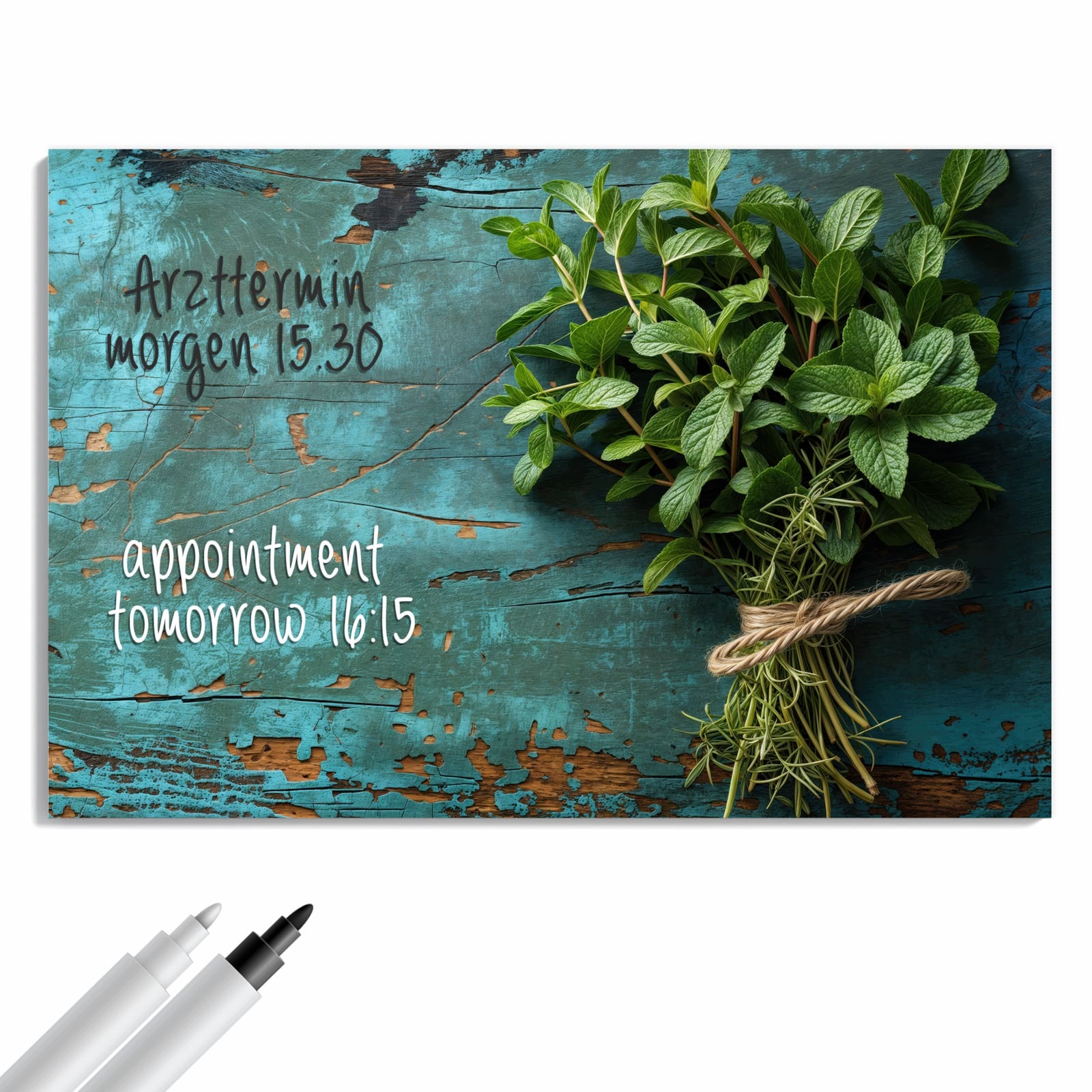 Magnetická tabule Staré Nůžky na Dřevo 60 × 40 cm