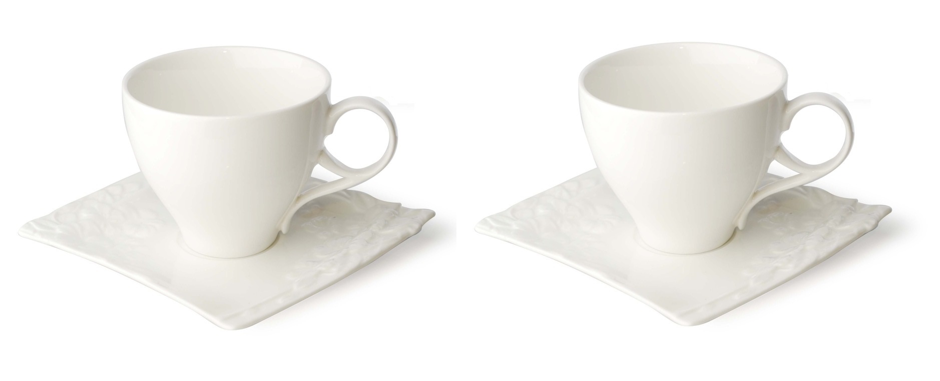 

Komplet 2 Porcelanowych Filiżanek Ze Spodkiem 4272
