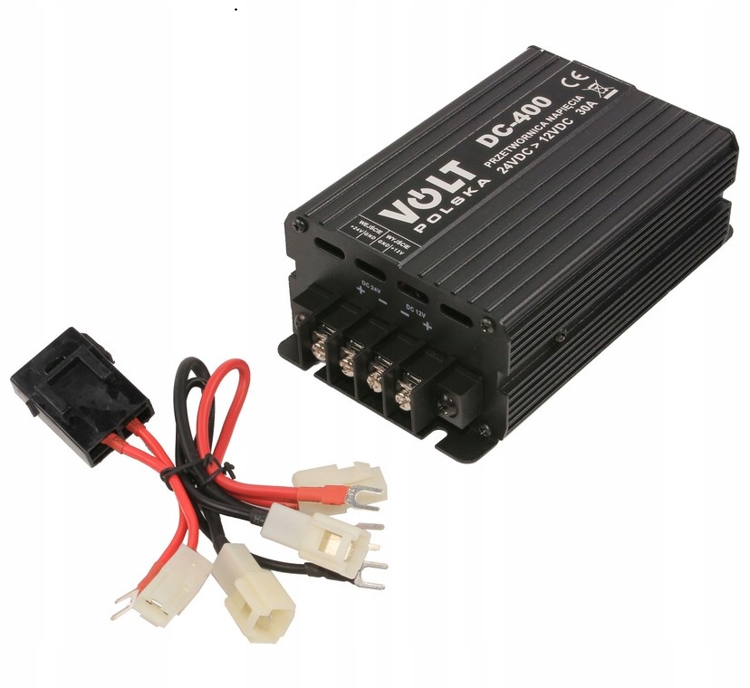 Przetwornica napięcia 24V/12V DC-400 30A VOLT Typ samochodu Samochody osobowe Samochody dostawcze Samochody ciężarowe Autobusy