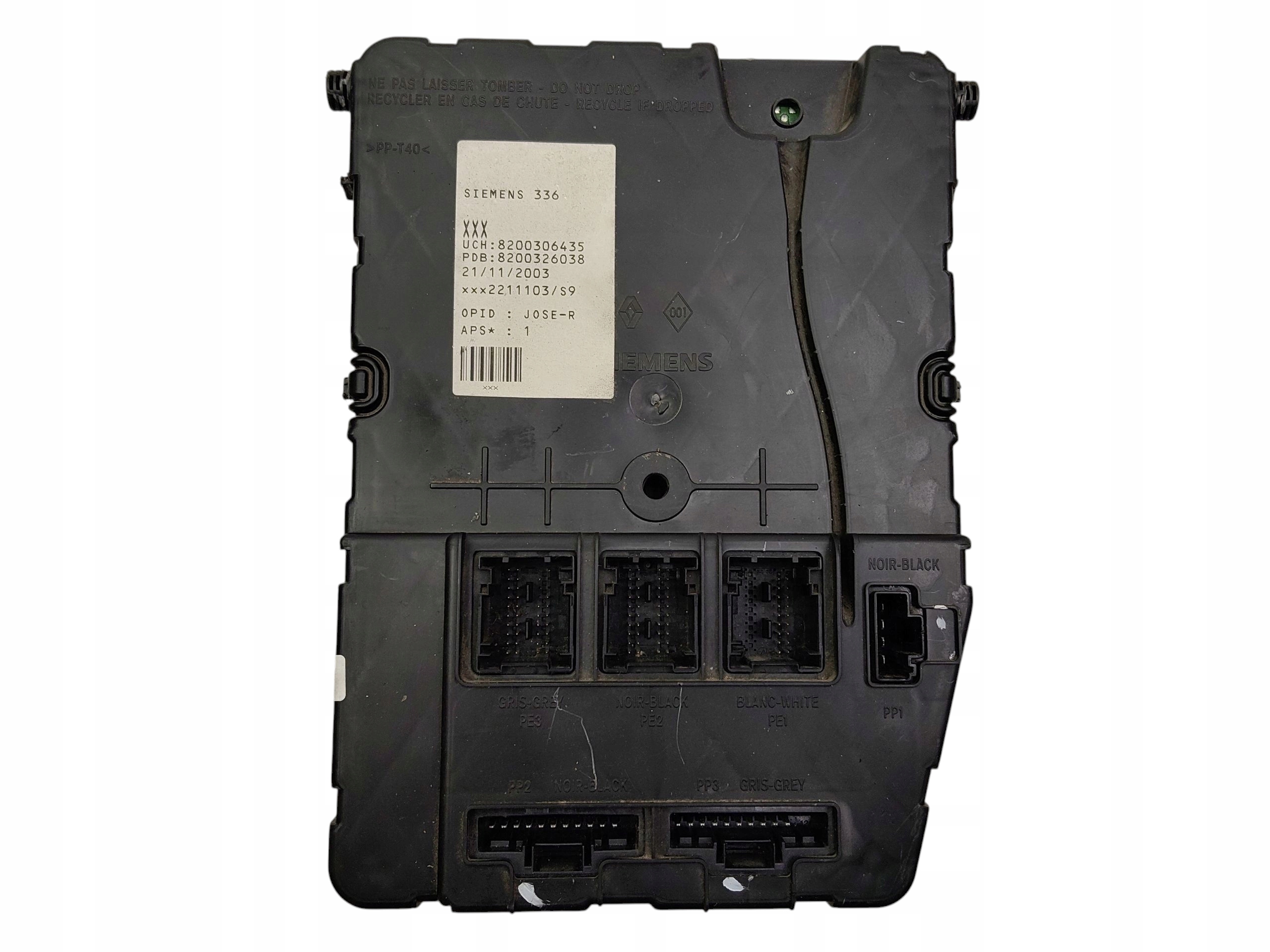 Unité commande confort UCH RENAULT MEGANE II SCENIC II 8200306435