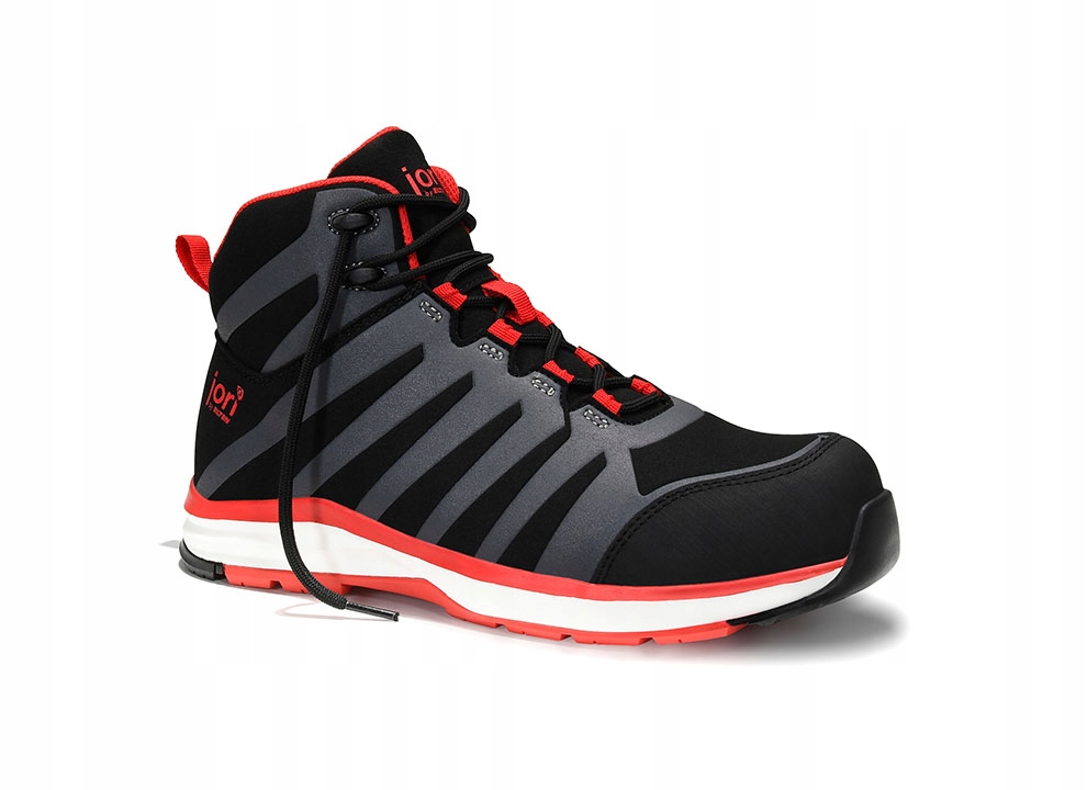 Černo-červené kotníkové boty Jori jo_RAPID Mid Esd S3 vel. 37
