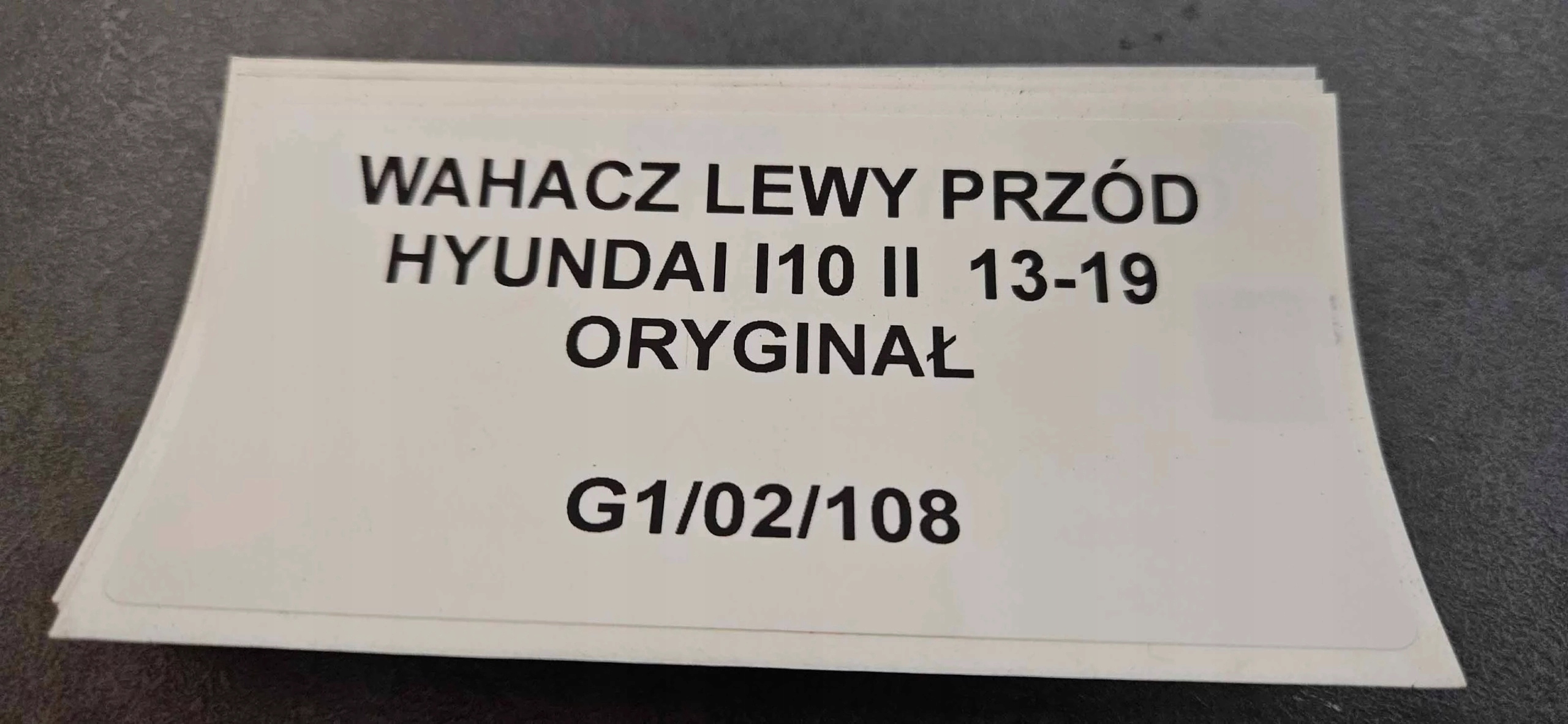 arm left front HYUNDAI I10 II 2013-19 original