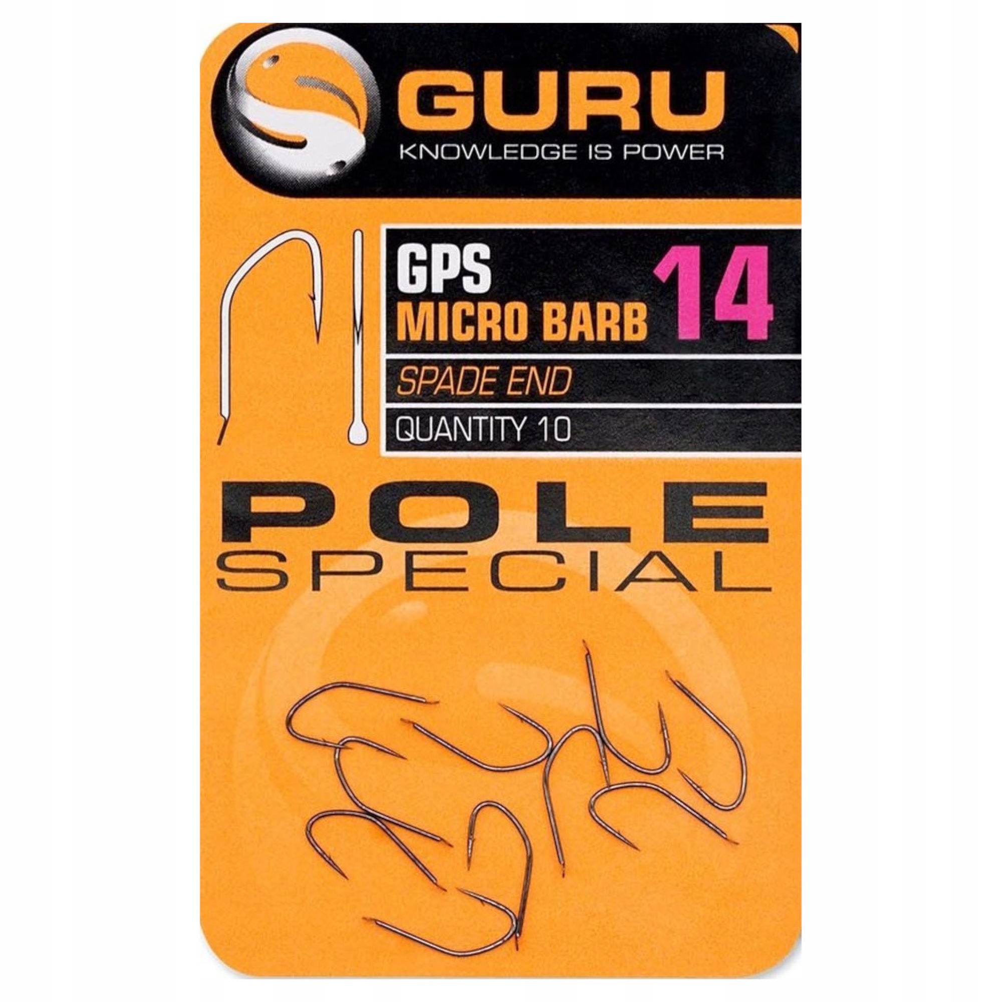 Haczyki Guru Gps Micro Barb Spade End Pole Special 20