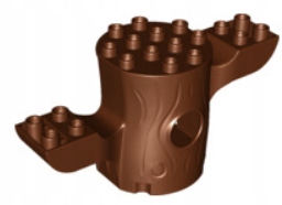 

Lego Duplo 84191 Pień Drzewa brązowy Nowy (80g)