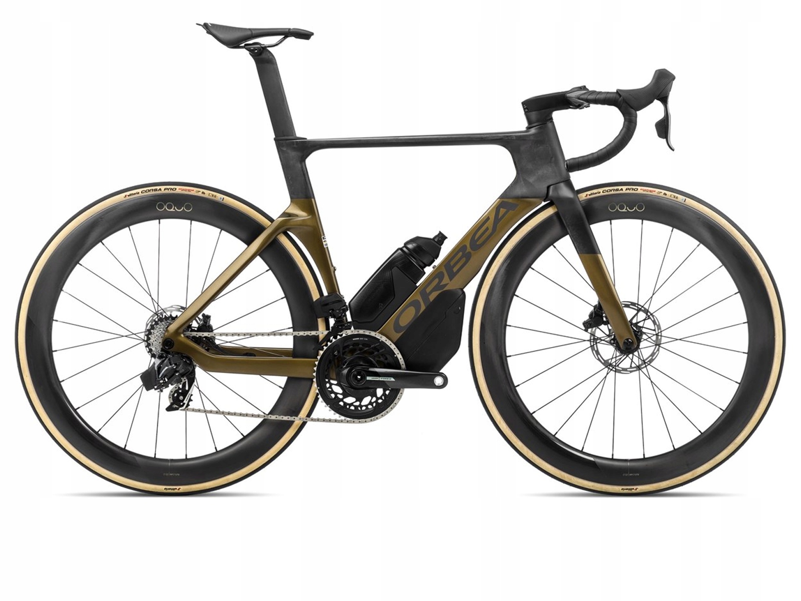 Rower Orbea Orca Aero M21eLTD Sram Force; Rama 55; Olive Green-Carbon Raw