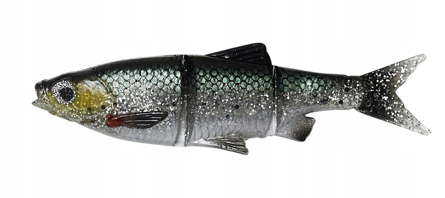 Roach Swim&Jerk 3D Savage Gear 10cm Green Silver