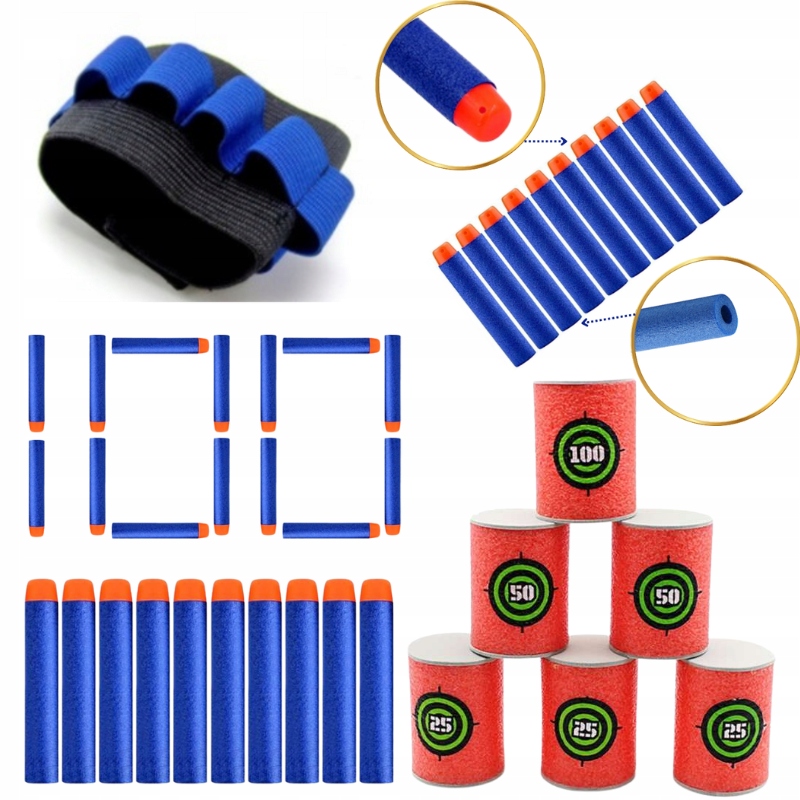 NERF PISTOLET ELITE 2 0 COMMANDER KARABIN STRZAŁKI KAMIZELKA OKULARY BECZKI Kod producenta 856854