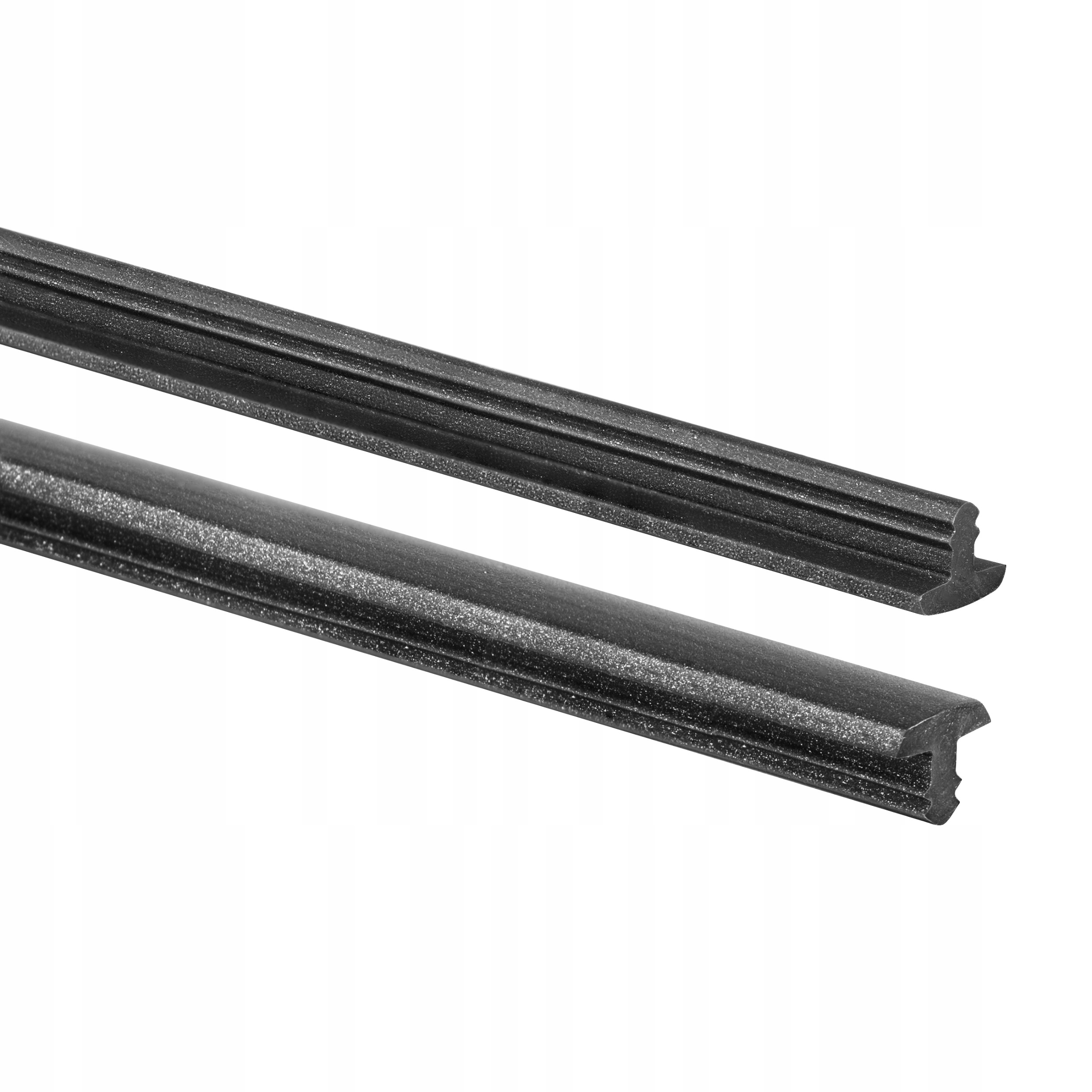 Protišmykový schodiskový profil čierny, strieborný, 4,5 mm, drážkovaný, 25 m