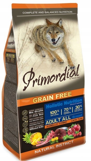 Primordial Dog Grain Free Adult Tuna &amp; Lamb 2 kg