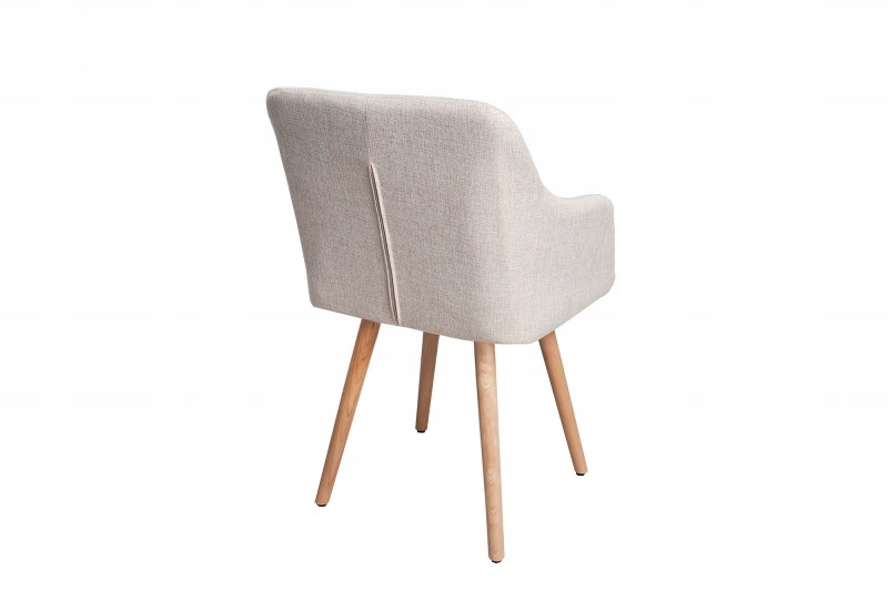 INVICTA krzesło SCANDINAVIA beżowe Głębokość mebla 1 cm