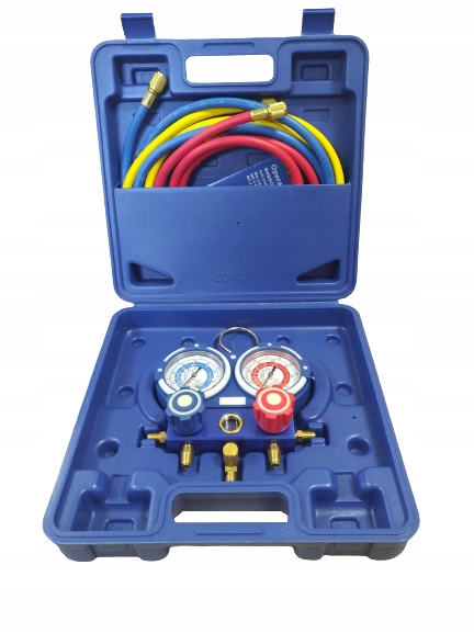 

Zestaw manometrów R410A/ R404A węże 1/4"SAE