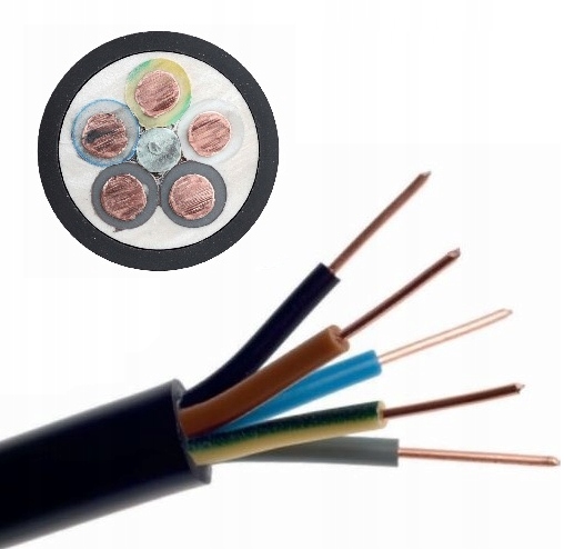 Kabel ziemny Yky 5X2,5 Elpar 0,6/1kV 20m