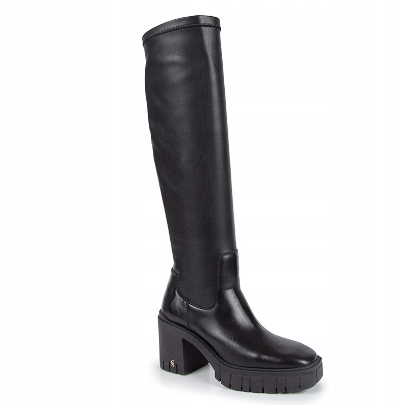 Carinii B8574 Trapery Klasická Kůže Černá 37