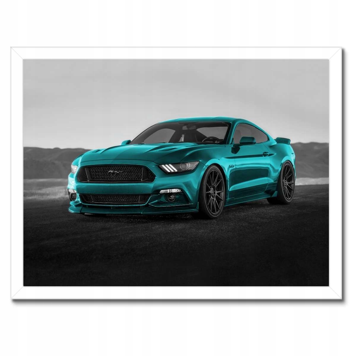Plakáty v rámu 40x30 Ford Mustang Auto Usa