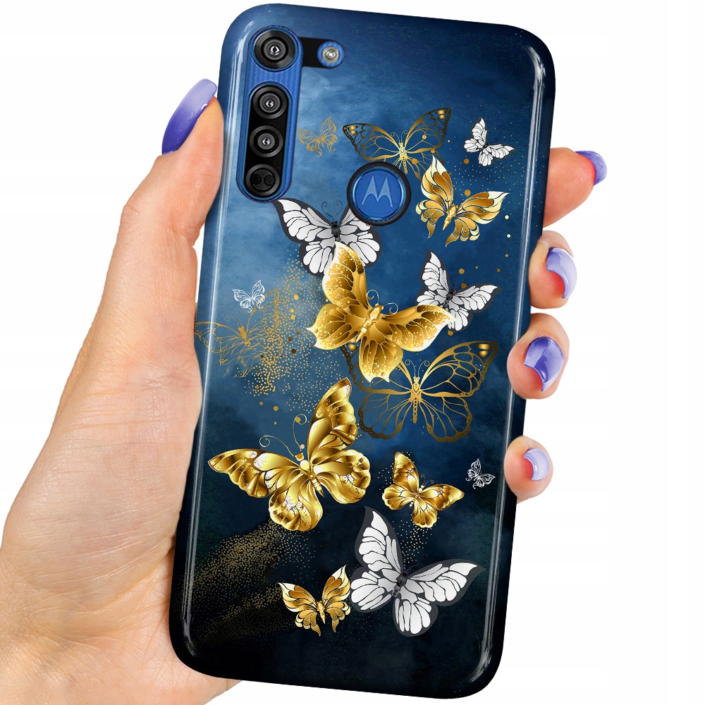 

Etui Motylki do Motorola Moto G8 Szkło