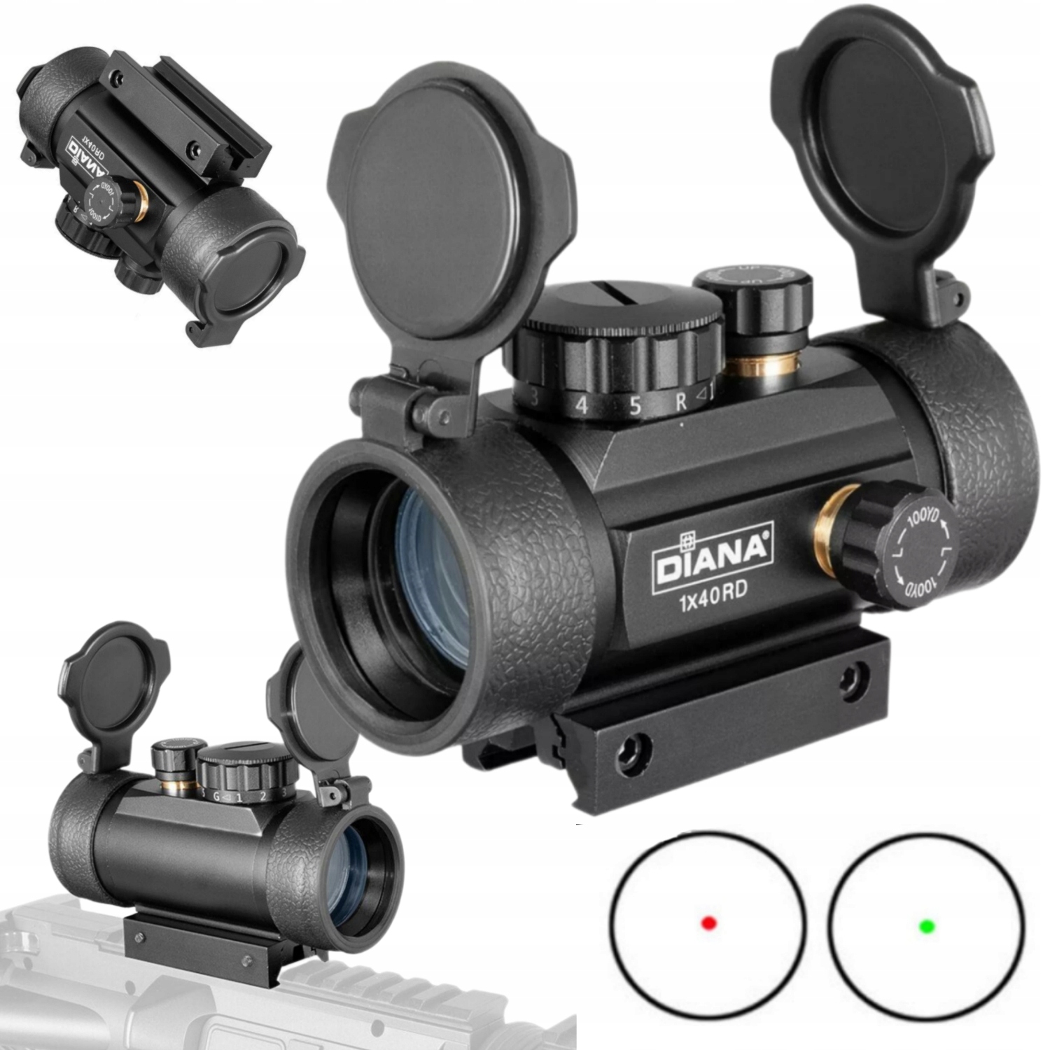 Celownik DOzacy Optyka taktyczna luneta celownicza-1X40 Diana