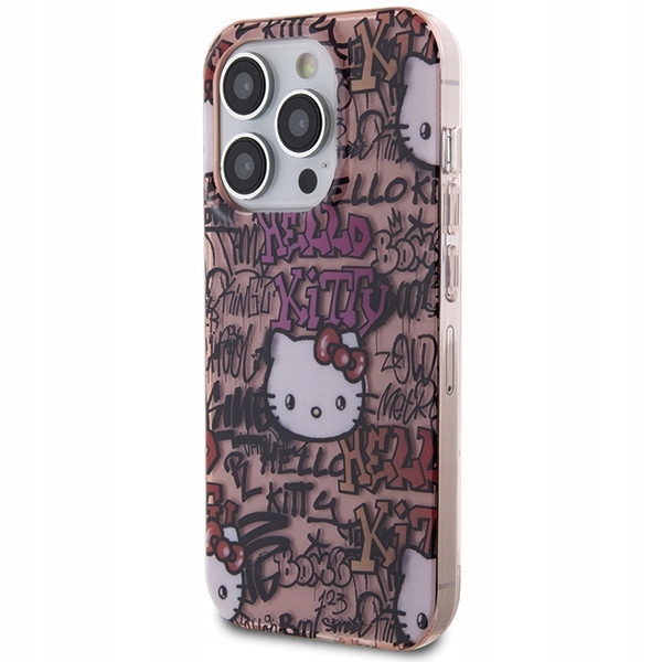 Hello Kitty Etui Hardcase Do Iphone 15 Pro 6.1 Z Motywem Graffiti IML