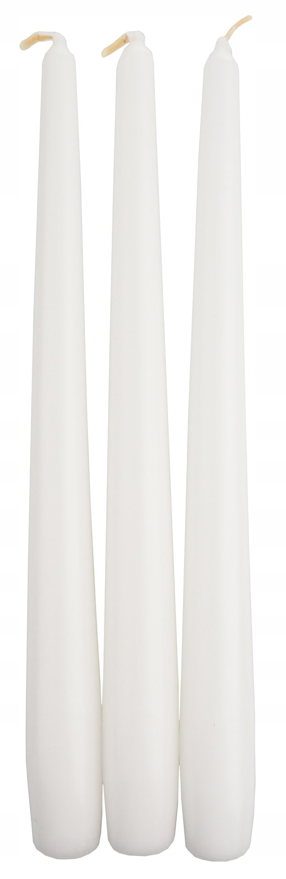 

Świeca stożkowa biała fi 2,2cmx25cm 3szt