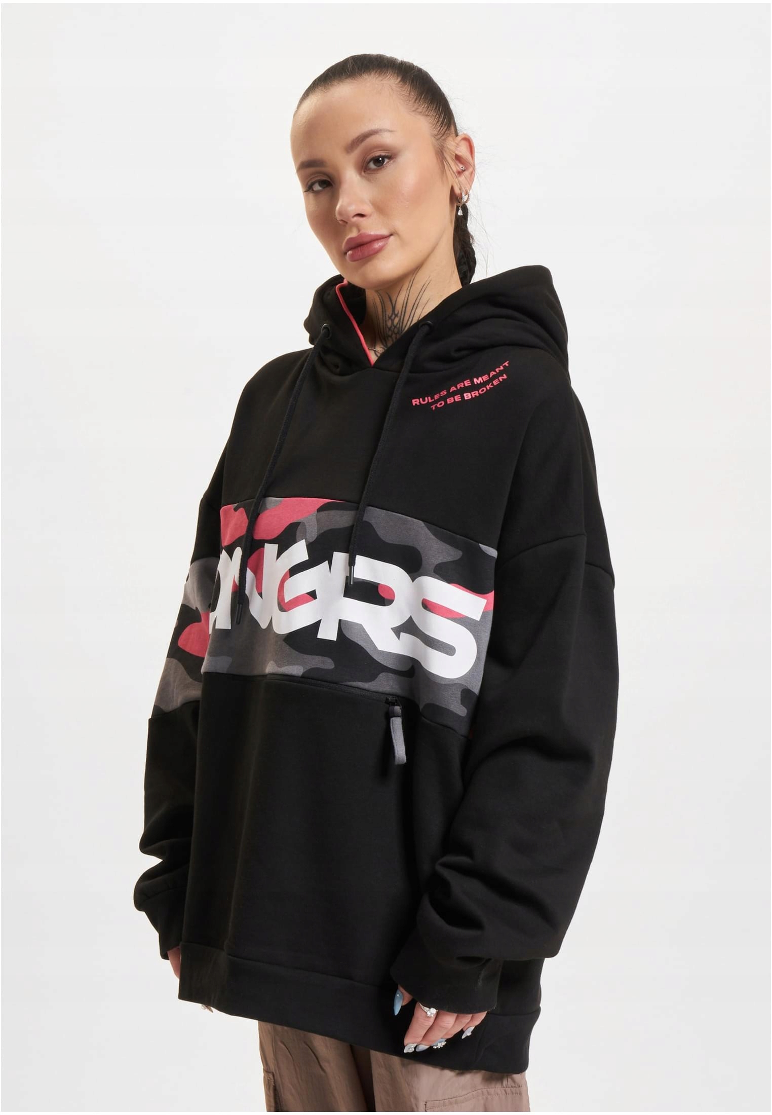 Dangerous Dngrs mikina dámská Oversized Hoody Trust S černá