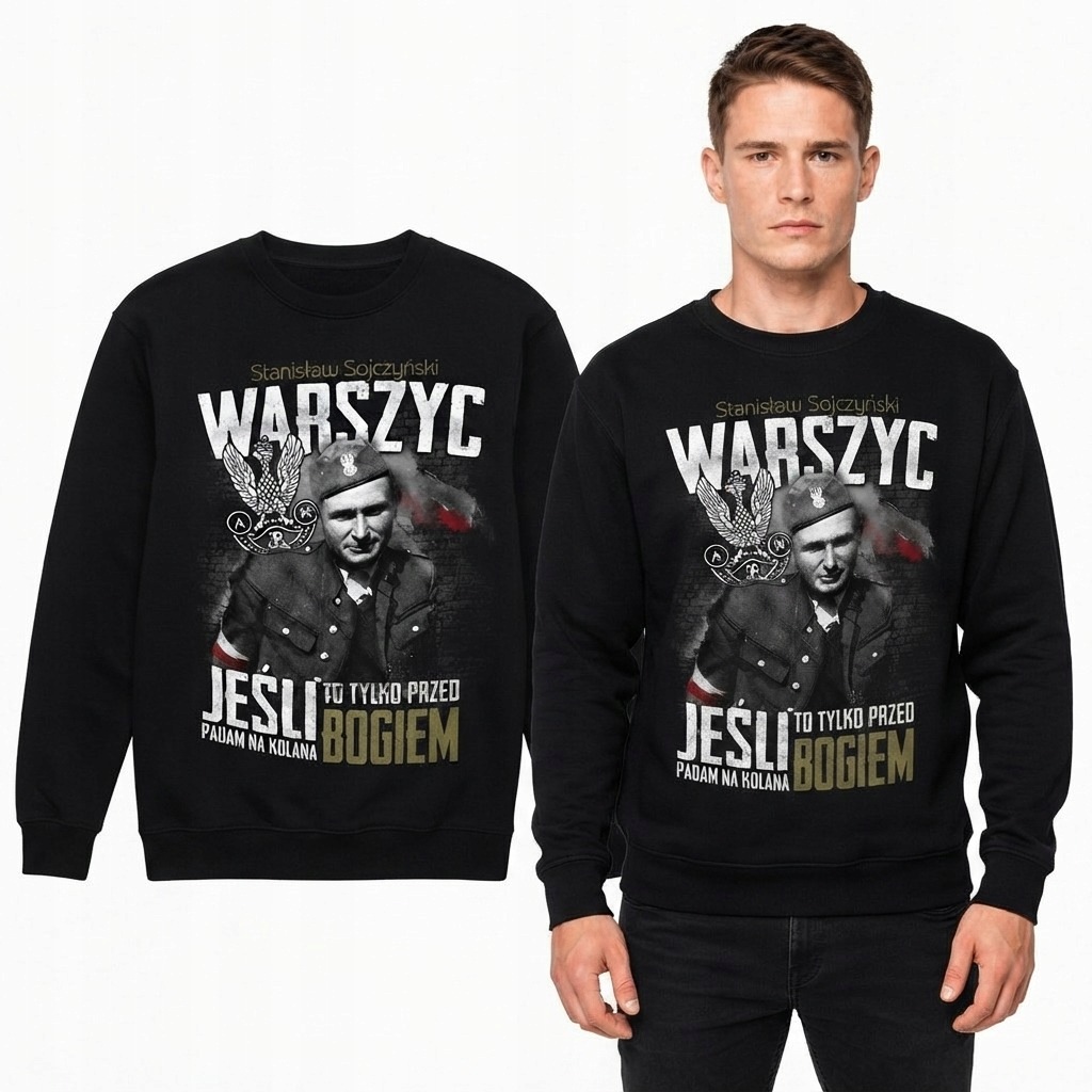 Pánská mikina patriotická mikina Warszyc vel. XXXL