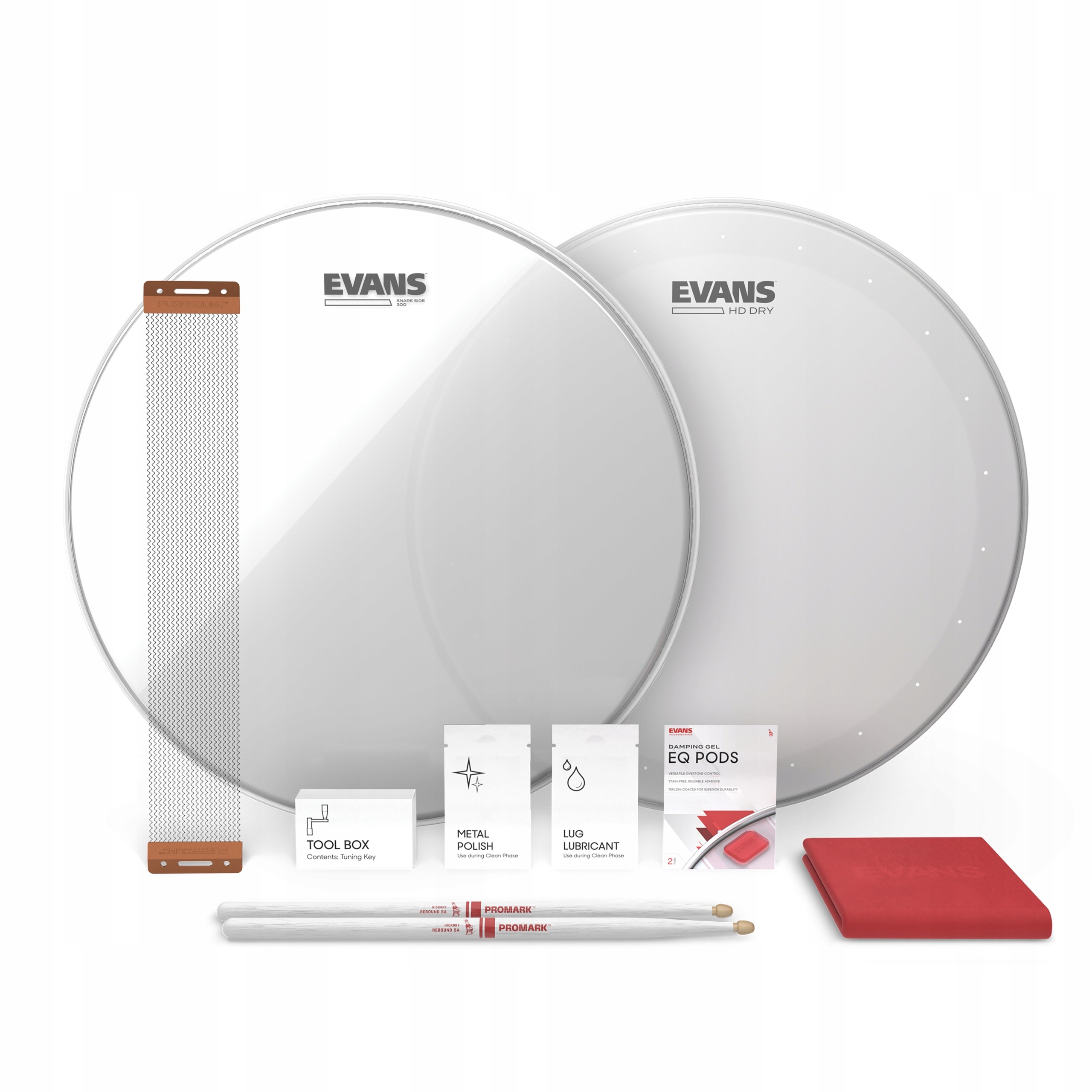 Evans Hd Dry Snare Tune Up Kit 14"