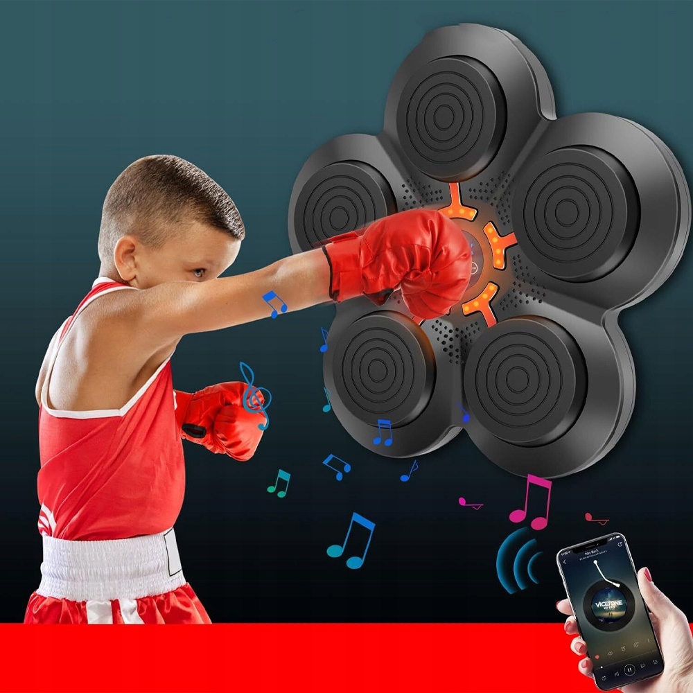 MUSIC BOXING MACHINE W TRENINGOWY ŚCIANA BOKSERSKA REGULOWANA PRĘDKOŚĆ Marka inna