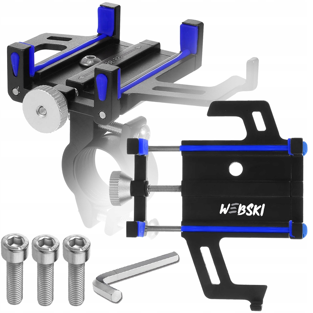 MOCNY UCHWYT REGULOWANY ROWEROWY NA TELEFON MOTOCYKL KIEROWNICĘ QUADA Marka Webski