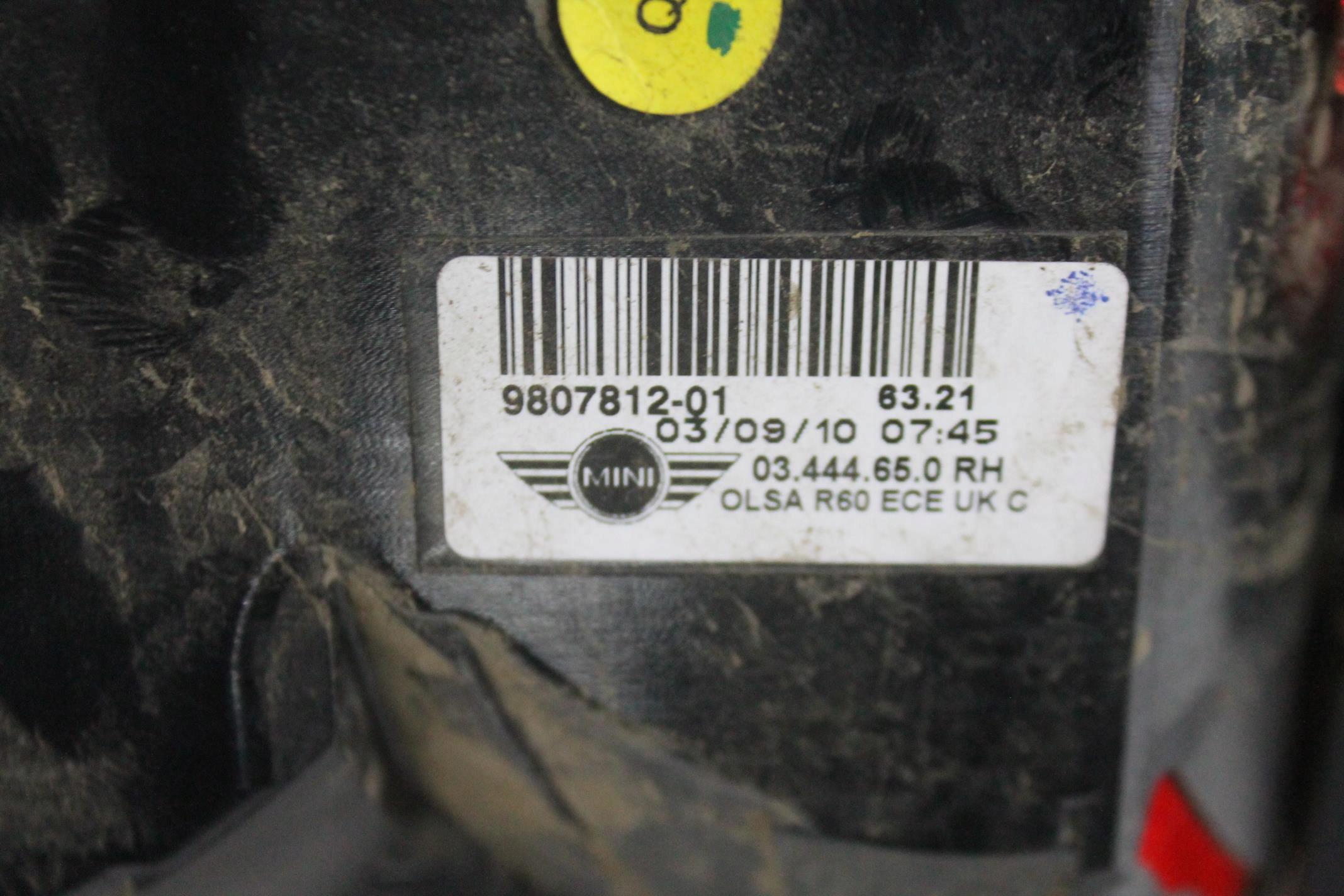 light right rear part right rear MINI R60 10-16
