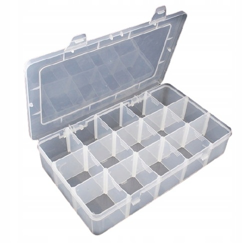 Organizer pudełko 15 przegródek 27.5x16.5x5.6cm OR13