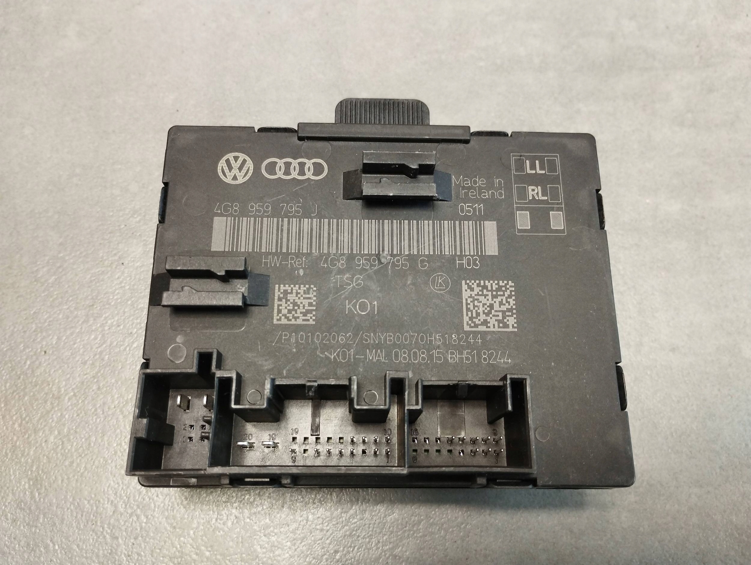 Audi A7 4G 2016 modul Tür heck 4G8959795J