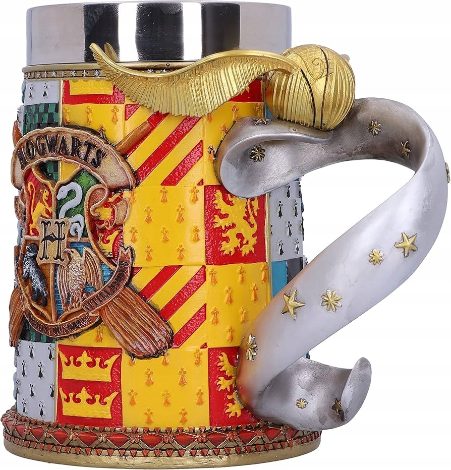 Harry Potter Golden Snitch Collectible Tankard pivní sklenice Anglie Originál