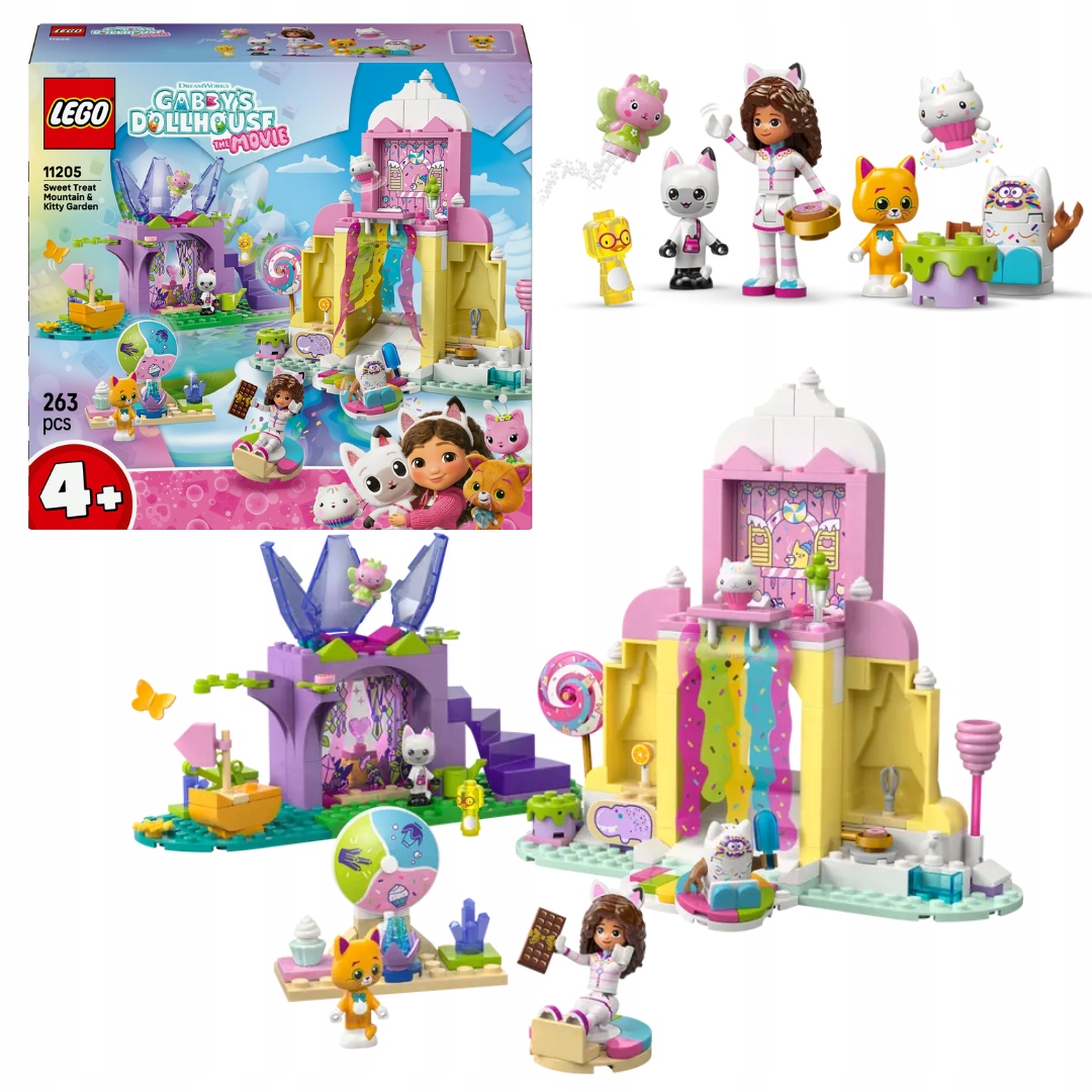 Lego gábinin kouzelný domek Kočičí hora a Kočičí zahrada 11205