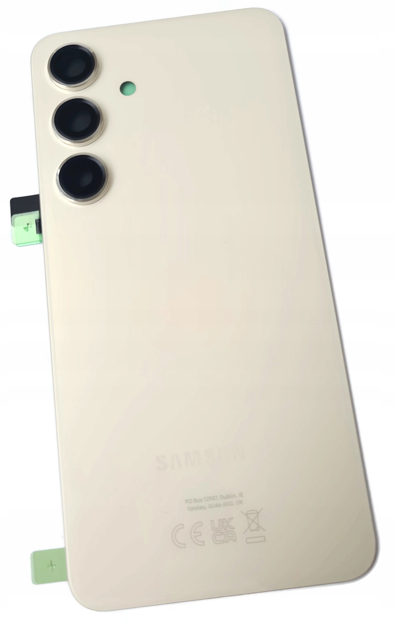 Org Klapka tył obudowa plecki oryginał Samsung Galaxy S24 (SM-S921B), żółta